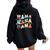 Toy Story Mama Boy Mom Mommy Groovy Happy Mother's Day Women Oversized Hoodie Back Print Black