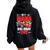 Two Fast Birthday Racing Car Mama Of The Birthday Boy Party Women Oversized Hoodie Back Print Black