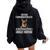 Never Underestimate An Old Woman With A German Sheperd Women Oversized Hoodie Back Print Black