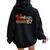 Vintage 1967 Retro 55'S 55Th For B-Day Women Oversized Hoodie Back Print Black