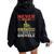 Vintage Never Underestimate An Old Woman With A Bicycle Cute Women Oversized Hoodie Back Print Black