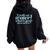 I Walk On Water Quote For Figure Skating Girls Women Oversized Hoodie Back Print Black