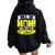 Wax On Mom Wax Off The Competition Candle Maker Mom Women Oversized Hoodie Back Print Black