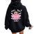 Who's That Wonderful Girl Nanalan-Meme-Princess Valentines Women Oversized Hoodie Back Print Black