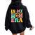 In My Wrestling Mom Era Mom Sport Mother's Day Women Oversized Hoodie Back Print Black