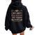 They Didn't Burn Witches They Burned Feminist Witch Women Oversized Hoodie Back Print Black