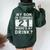 21St Birthday Dad Mom 21 Year Old Son Matching Family Women Oversized Hoodie Back Print Forest