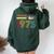 49Th Birthday 49 Years Old Retro Vintage 1975 Women Oversized Hoodie Back Print Forest