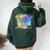 4Th Grade School Field Day Trip 2024 Let The Games Begin Women Oversized Hoodie Back Print Forest