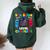 5Th Grade Level Complete Graduation Class Of 2024 Boys Gamer Women Oversized Hoodie Back Print Forest