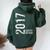 7Th Birthday 7 Years Old Girl Boy 2017 Women Oversized Hoodie Back Print Forest