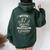 87Th Birthday Born 1932 Vintage 87 Year Old Women Oversized Hoodie Back Print Forest