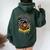 Afro Proud Black Girls Graduation Class Of 2024 Women Oversized Hoodie Back Print Forest