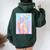 Anime Girl Pastel Kawaii Waifu Elves Girl Women Oversized Hoodie Back Print Forest