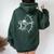 Archery For Boys Vintage Arrow Women Oversized Hoodie Back Print Forest