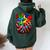 Autism Awareness Hand Black Woman Autism Mom Puzzle Piece Women Oversized Hoodie Back Print Forest