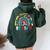 Autism Awareness Why Fit In Doctor Teacher Cat In Hat Cool Women Oversized Hoodie Back Print Forest