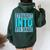 Back To School Straight Into 9Th Grade Women Oversized Hoodie Back Print Forest