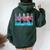 Ballet Dancers African American And Girls Ballerina Women Oversized Hoodie Back Print Forest