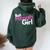 Bat Mitzvah Girl Jewish Girl Bat Mitzvah Women Oversized Hoodie Back Print Forest