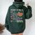 Become Big Sister 2022 Bear Sis Women Oversized Hoodie Back Print Forest