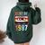 Best Of 1987 Retro Vintage Cassette Tape Women Women Oversized Hoodie Back Print Forest