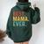 Best Mama Ever Retro Vintage Unique For Mama Women Oversized Hoodie Back Print Forest