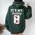 Birthday Boy 8 Baseball Its My 8Th Birthday Boys Girls Women Oversized Hoodie Back Print Forest