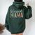 Blessed Mama Cute Leopard Print Women Oversized Hoodie Back Print Forest