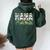 Boy Mama Farm Tractor Mom Mother's Day Women Oversized Hoodie Back Print Forest