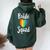 Bride Squad Lgbt Wedding Bachelorette Lesbian Pride Women Women Oversized Hoodie Back Print Forest