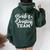 Brides Drinking Team Bachelorette Party Women Women Oversized Hoodie Back Print Forest