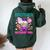 Brother Of The Birthday Girl Candyland Candy Birthday Women Oversized Hoodie Back Print Forest