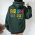 Bruh We Out Teachers Happy Last Day Of School Student Women Oversized Hoodie Back Print Forest