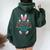 Some Bunny Is Going To Be A Big Sister Again Easter Day Girl Women Oversized Hoodie Back Print Forest