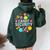 Candy Costumes Candy Sec-Urity Kid Women Oversized Hoodie Back Print Forest