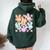 Candy Sweet Bunny Bible Christian Easter Day Girl Boy Women Oversized Hoodie Back Print Forest