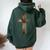 I Can't But I Know A Guy Jesus Cross Christian Believer Women Oversized Hoodie Back Print Forest
