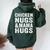 Chicken Nugs And Mama Hugs Toddler For Chicken Nugget Lover Women Oversized Hoodie Back Print Forest