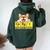 Corgi Elements Tab Of Happiness For Corgi Mom And Dad Women Oversized Hoodie Back Print Forest