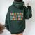 Crazy Proud Always Loud Soccer Mom Mother's Day Mom Mama Women Oversized Hoodie Back Print Forest