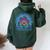 Cute Autism Mom Autism Awareness Be Kind Support Women Oversized Hoodie Back Print Forest