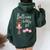 Cute Ballerina Ballet Birthday African American Girls Women Oversized Hoodie Back Print Forest