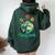 Cute Earth With Floral Earth Day Happy Earth Day 2024 Women Oversized Hoodie Back Print Forest