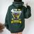 Dabbing Graduation Boy 4Th Grade Nailed It Class Of 2024 Women Oversized Hoodie Back Print Forest