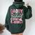 Daddy Of The Birthday Cowgirl Rodeo Party B-Day Girl Party Women Oversized Hoodie Back Print Forest