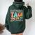 Dear Parents Tag You're It Love Teachers Teacher Women Oversized Hoodie Back Print Forest