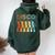 Disco Diva Themed Party 70S Retro Vintage 70'S Dancing Queen Women Oversized Hoodie Back Print Forest