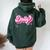 Dolly First Name Girl Vintage Style 70S Personalized Retro Women Oversized Hoodie Back Print Forest