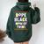 Dope Black Mom Of Twins African American Black History Month Women Oversized Hoodie Back Print Forest